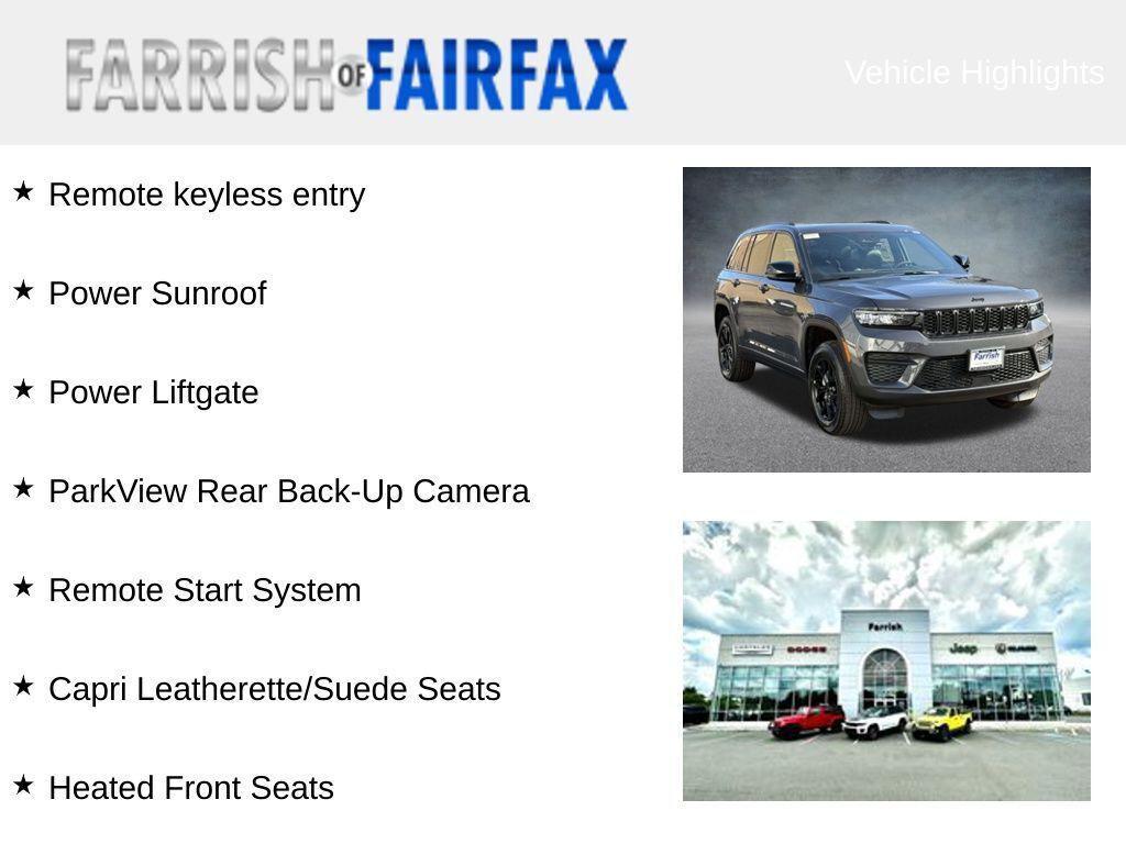 new 2025 Jeep Grand Cherokee car, priced at $37,205