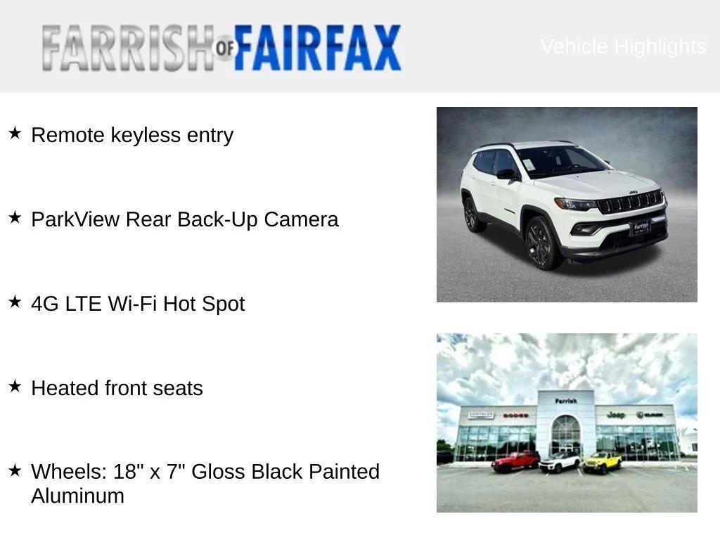 new 2026 Jeep Compass car, priced at $29,240