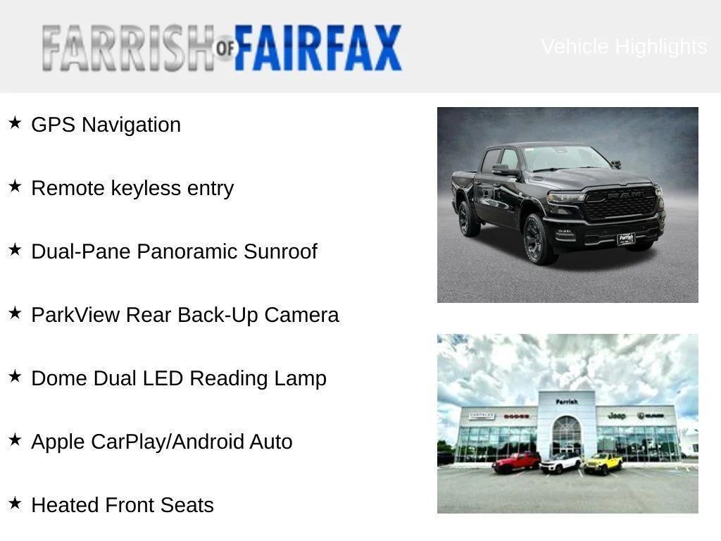 new 2026 Ram 1500 car, priced at $53,690