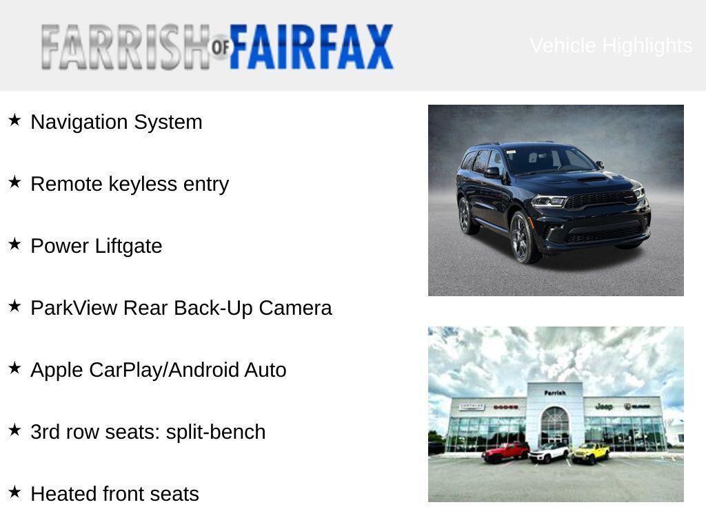 new 2026 Dodge Durango car, priced at $40,858