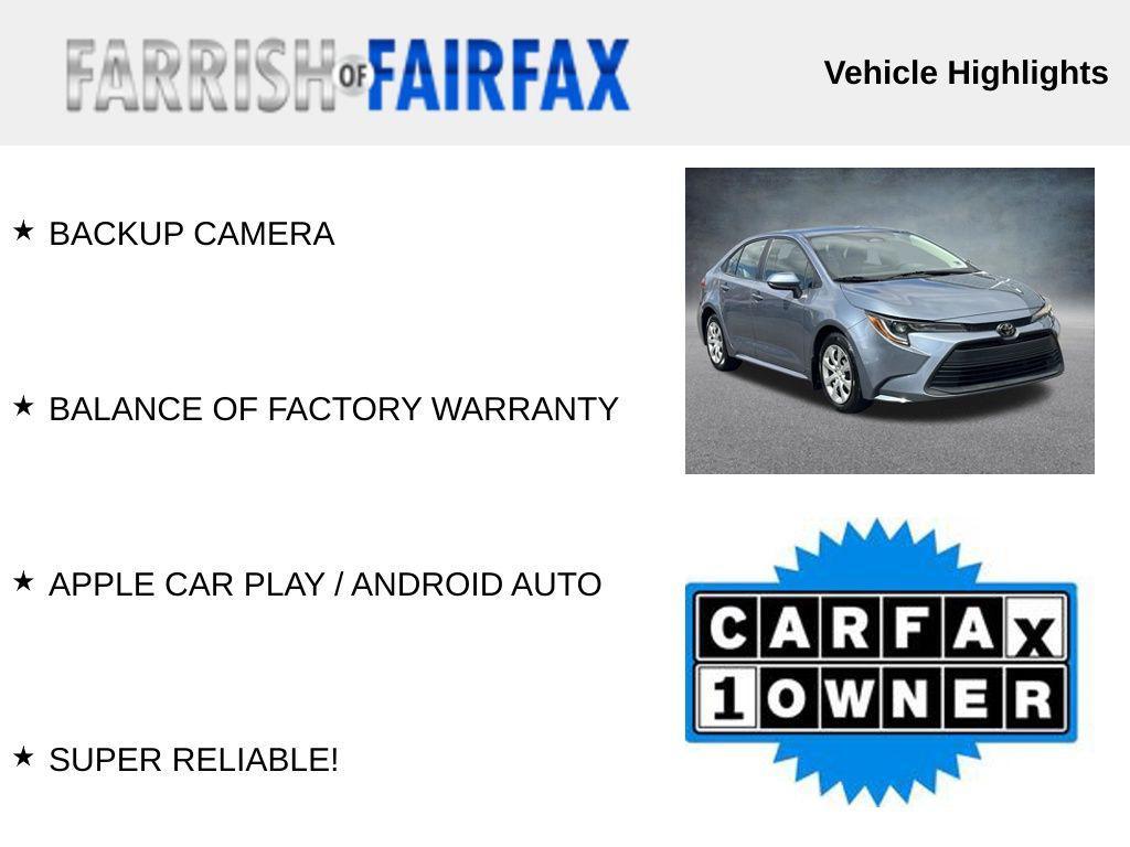 used 2025 Toyota Corolla car, priced at $19,995