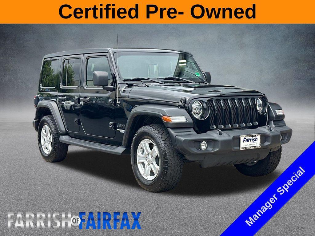 used 2021 Jeep Wrangler Unlimited car, priced at $29,000