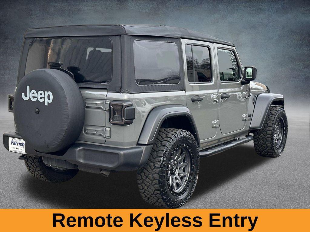used 2021 Jeep Wrangler Unlimited car, priced at $28,500