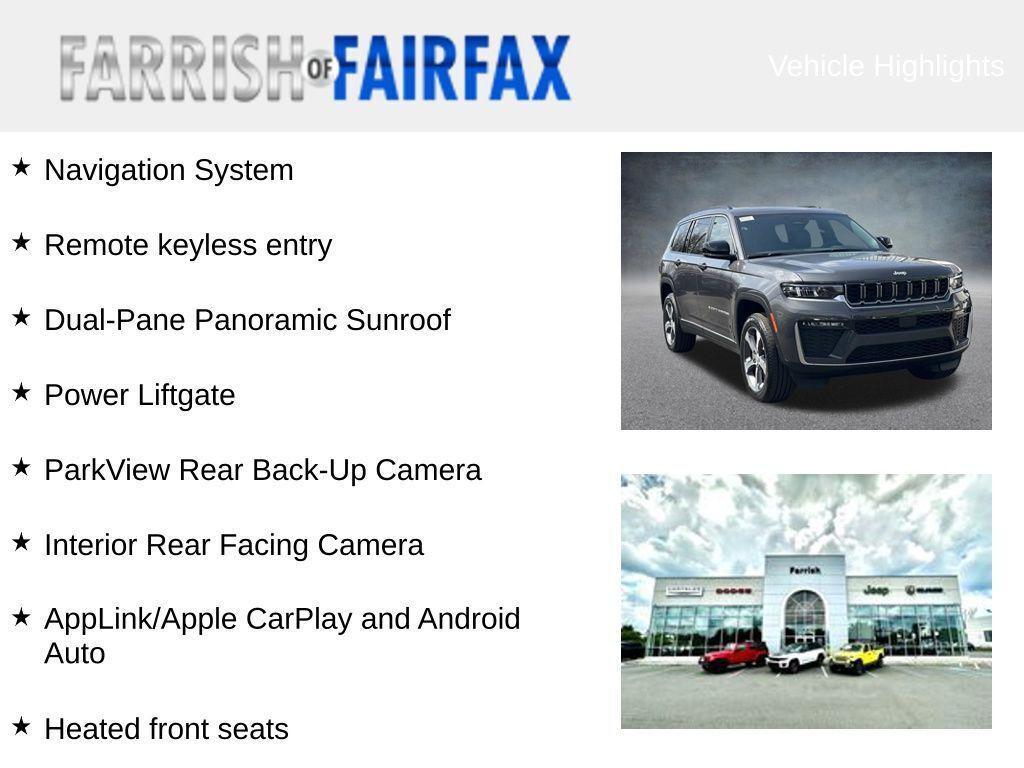 new 2026 Jeep Grand Cherokee L car, priced at $46,647