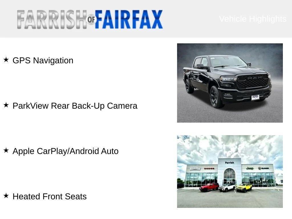 new 2026 Ram 1500 car, priced at $49,939