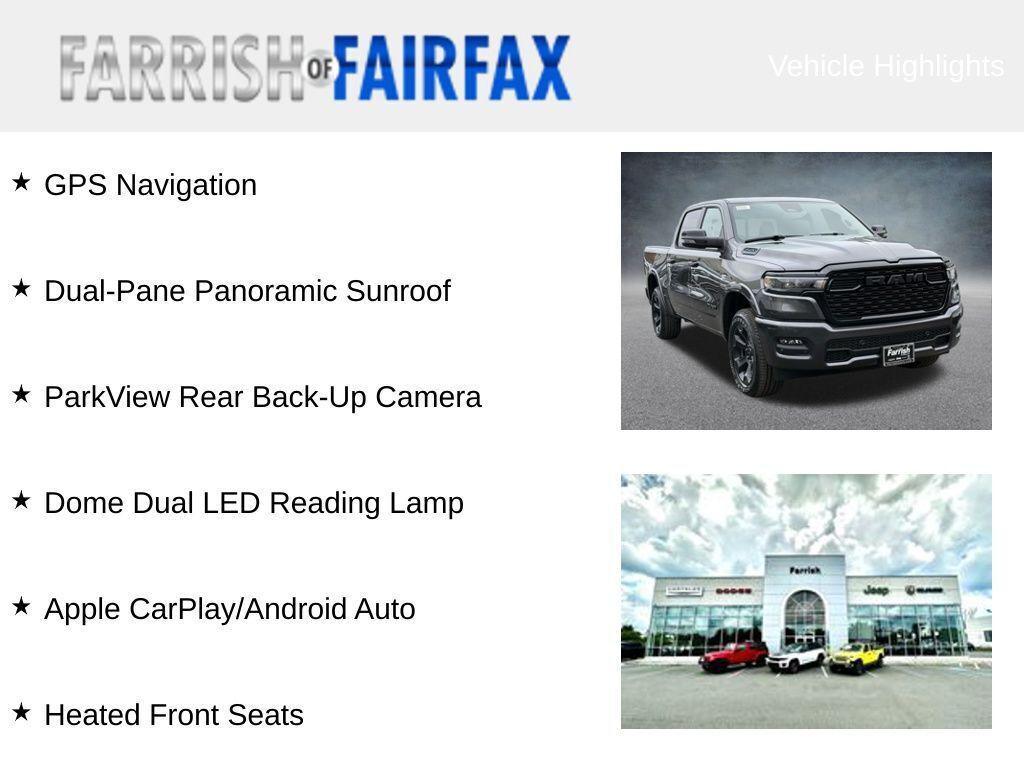 new 2026 Ram 1500 car, priced at $53,690