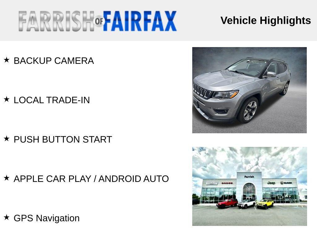 used 2019 Jeep Compass car, priced at $14,994