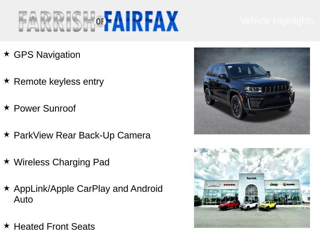 new 2026 Jeep Grand Cherokee car, priced at $42,898