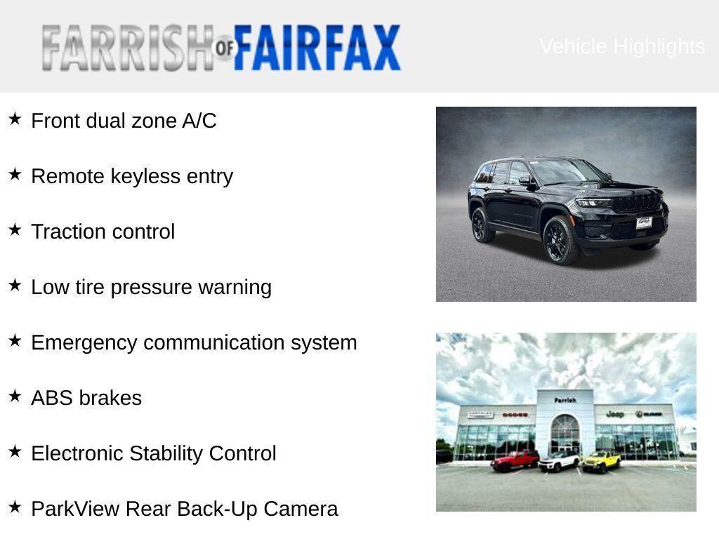 new 2025 Jeep Grand Cherokee car, priced at $35,205