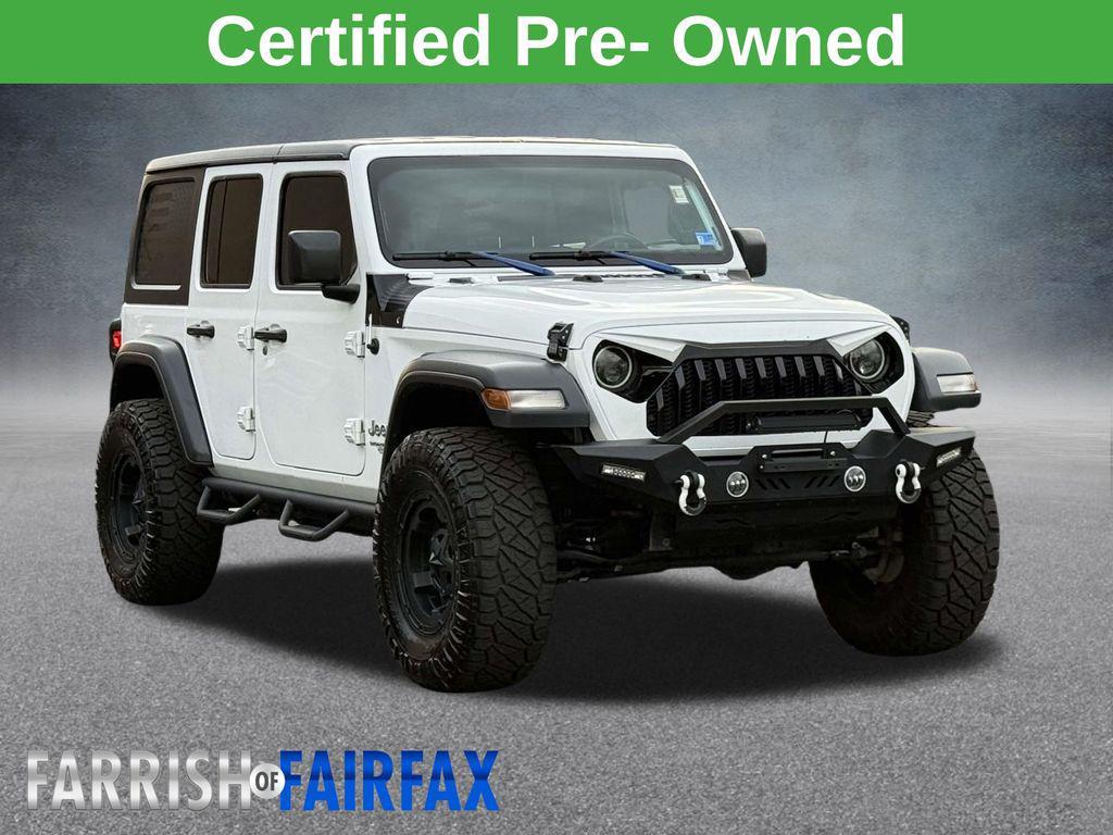 used 2020 Jeep Wrangler Unlimited car, priced at $21,000