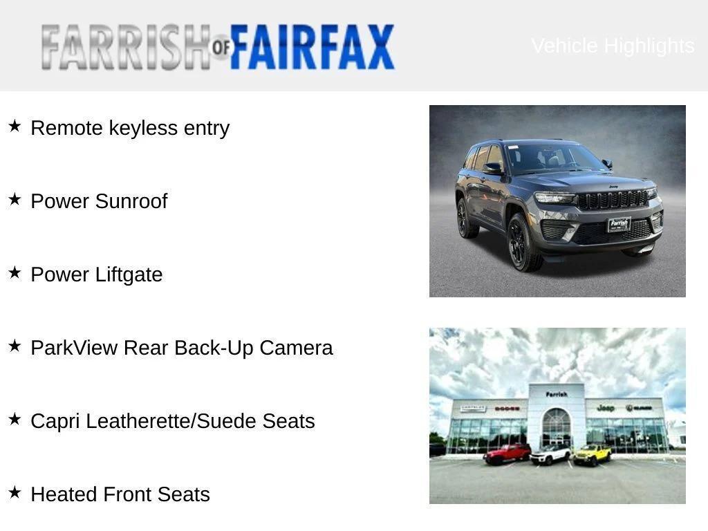 new 2025 Jeep Grand Cherokee car, priced at $37,205