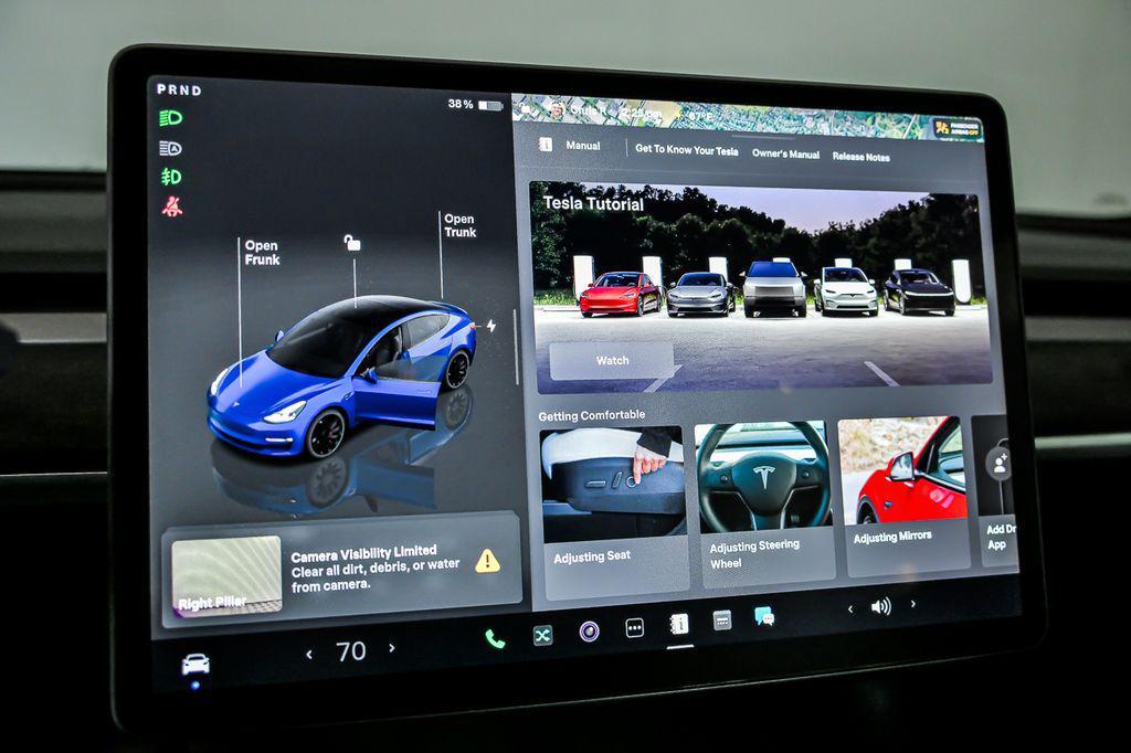 used 2023 Tesla Model 3 car, priced at $34,390