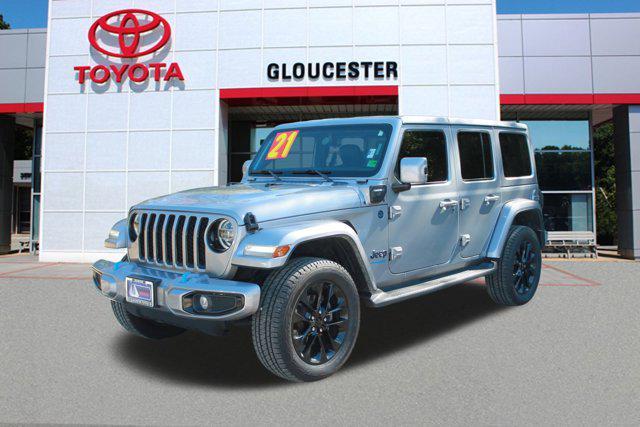 used 2021 Jeep Wrangler Unlimited 4xe car, priced at $25,987