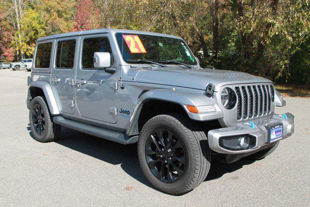 used 2021 Jeep Wrangler Unlimited 4xe car, priced at $25,500