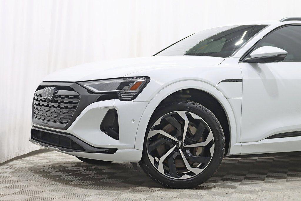 used 2024 Audi Q8 e-tron car, priced at $41,800