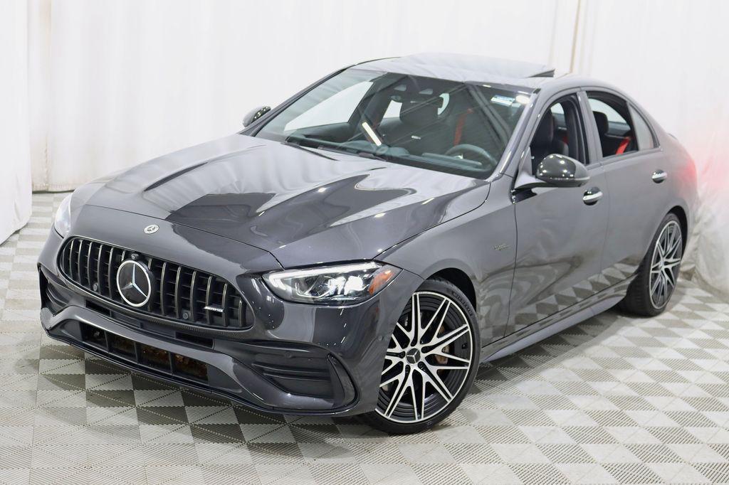 used 2023 Mercedes-Benz AMG C 43 car, priced at $46,980