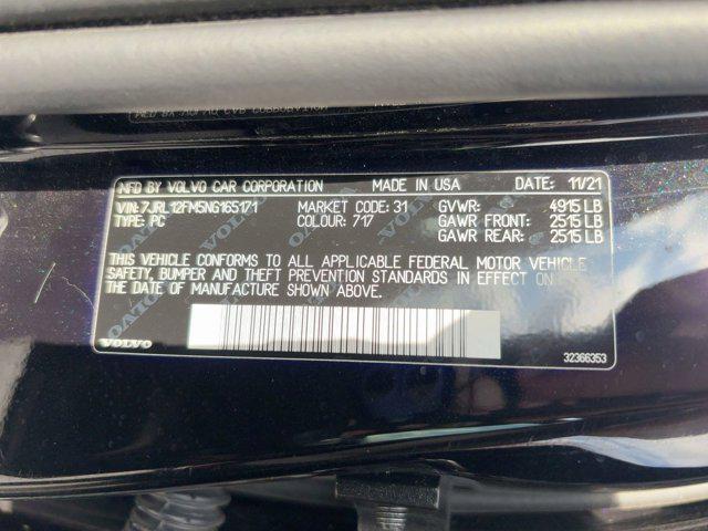 used 2022 Volvo S60 car, priced at $26,395