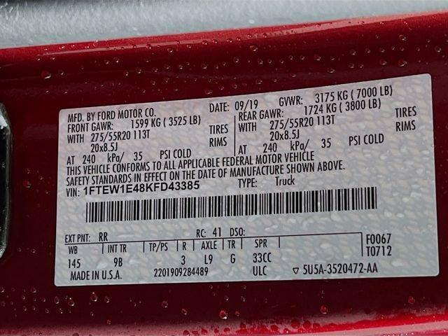 used 2019 Ford F-150 car, priced at $41,975