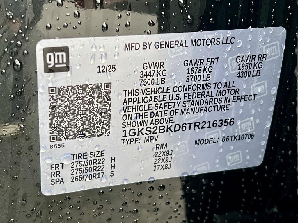 new 2026 GMC Yukon car, priced at $92,005