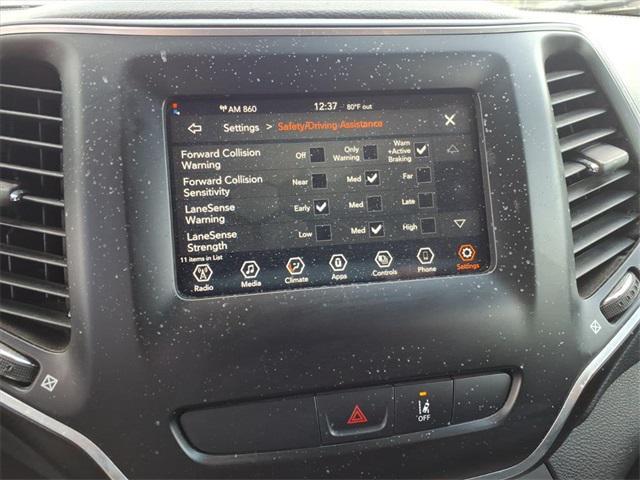 used 2021 Jeep Cherokee car, priced at $16,389