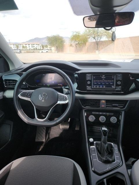 used 2023 Volkswagen Taos car, priced at $19,187