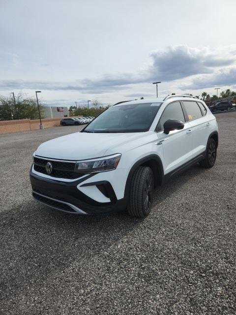 used 2023 Volkswagen Taos car, priced at $19,187