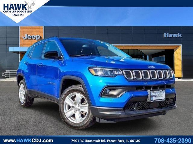 used 2022 Jeep Compass car, priced at $22,845