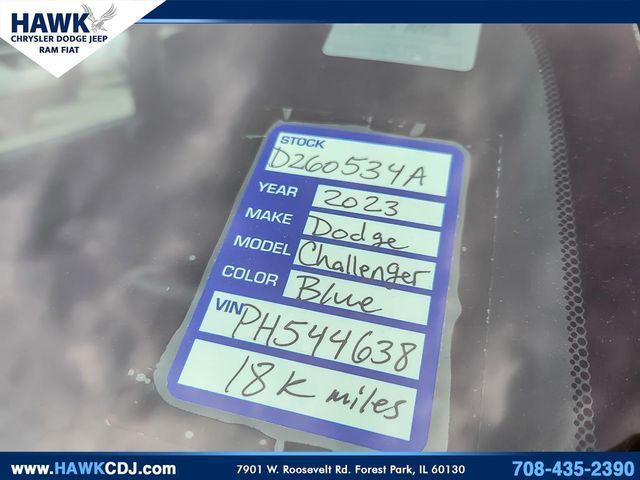 used 2023 Dodge Challenger car, priced at $34,125