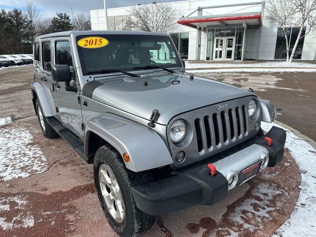used 2015 Jeep Wrangler Unlimited car, priced at $18,998