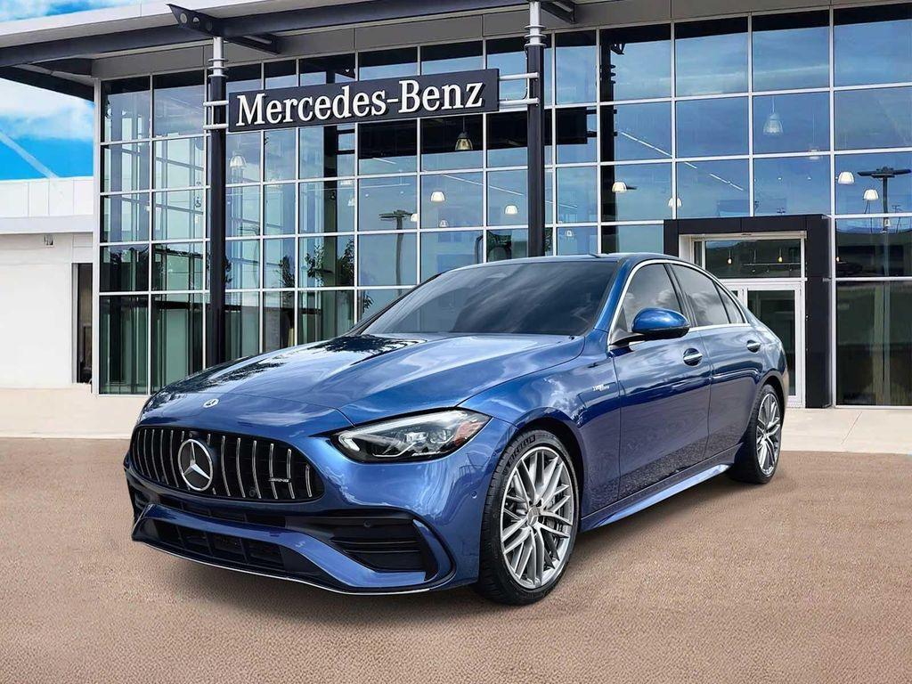 used 2023 Mercedes-Benz AMG C 43 car, priced at $45,911