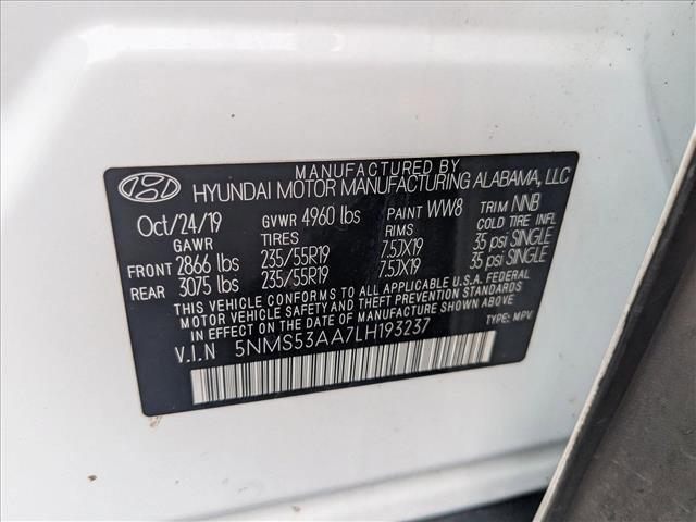 used 2020 Hyundai Santa Fe car, priced at $16,978