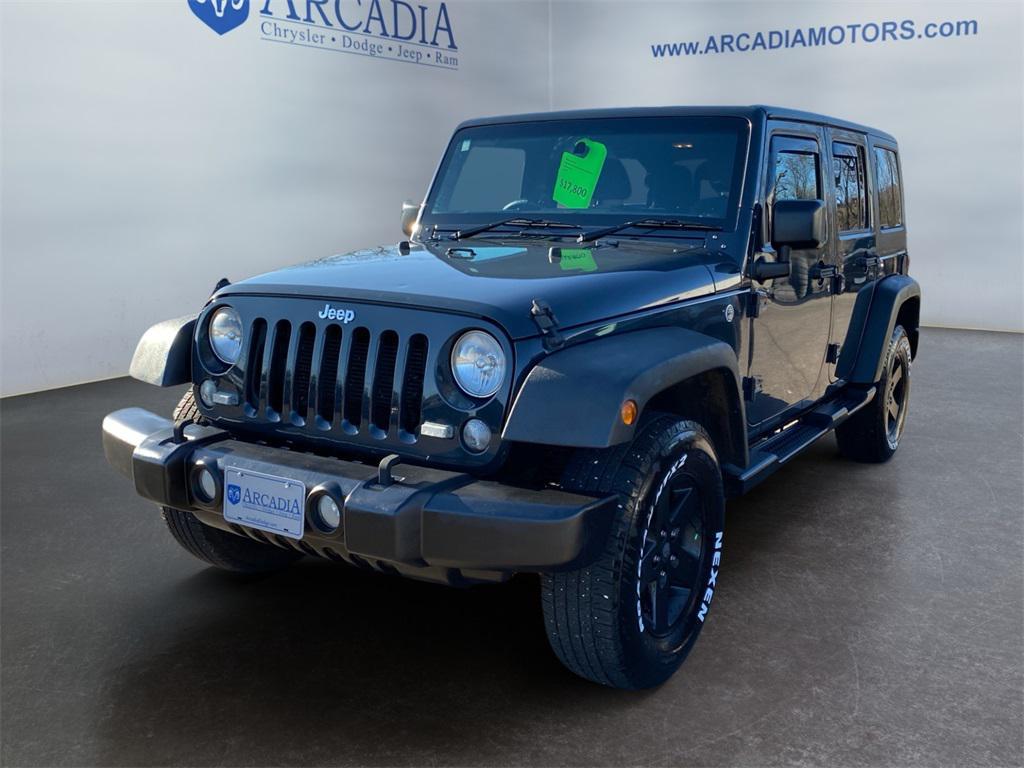 used 2017 Jeep Wrangler Unlimited car, priced at $17,800
