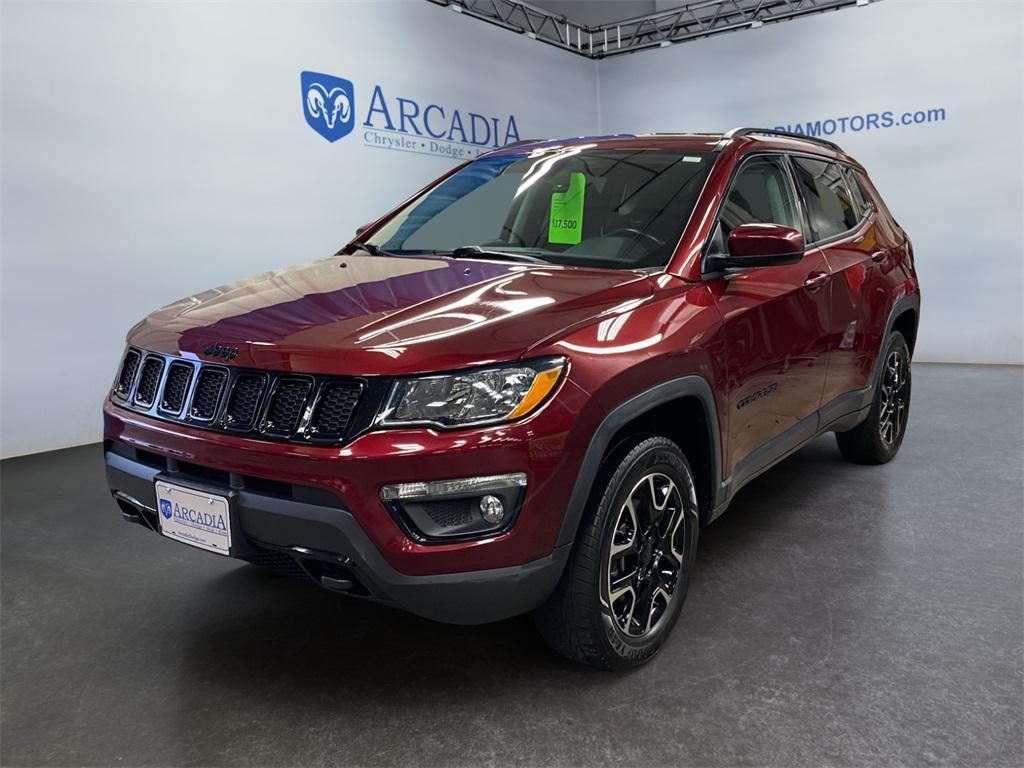 used 2020 Jeep Compass car, priced at $17,500