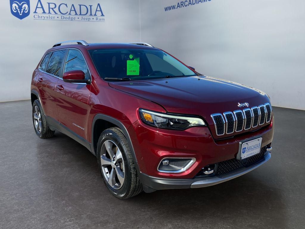 used 2021 Jeep Cherokee car, priced at $20,900