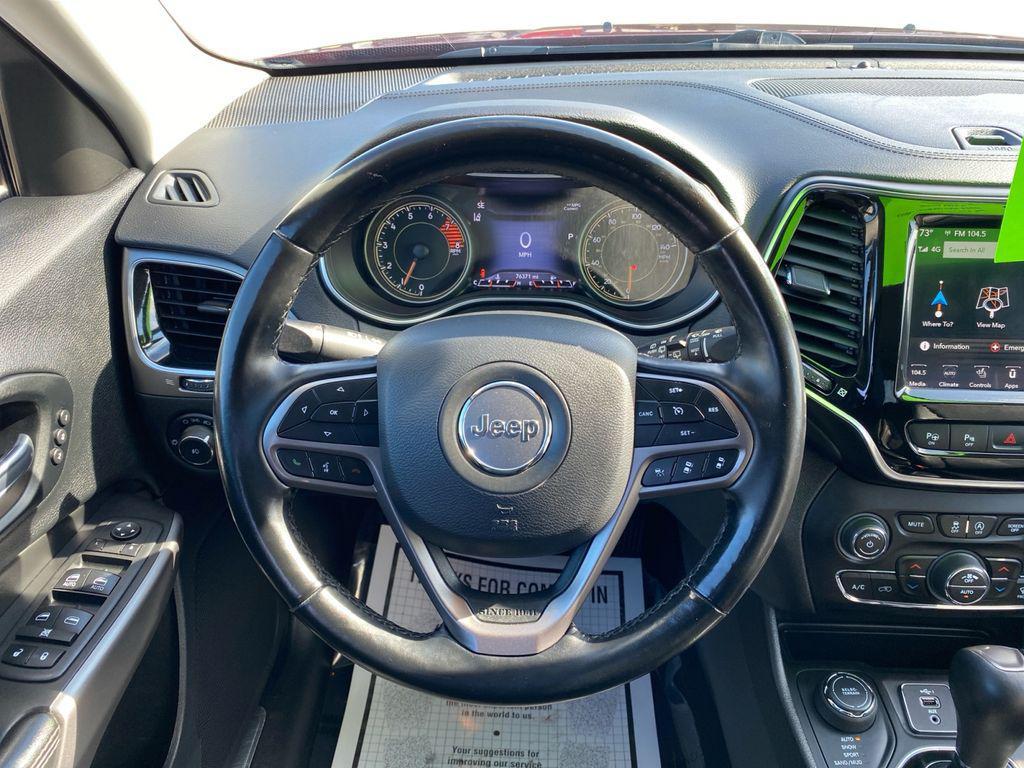 used 2021 Jeep Cherokee car, priced at $20,900