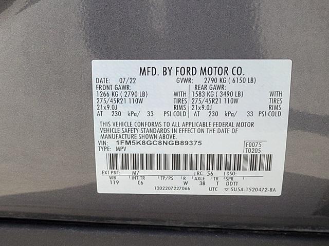 used 2022 Ford Explorer car, priced at $39,704