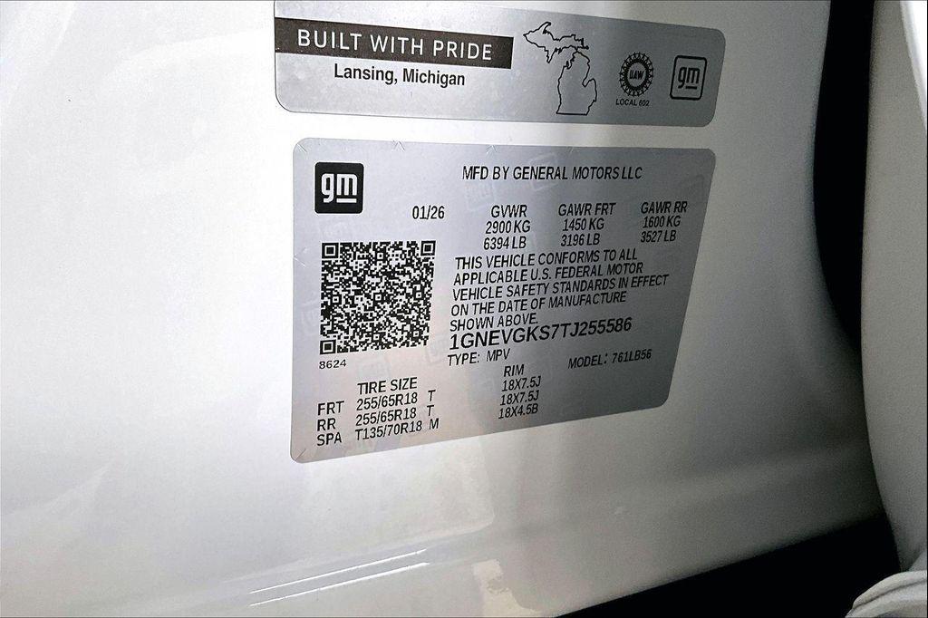 new 2026 Chevrolet Traverse car, priced at $45,073