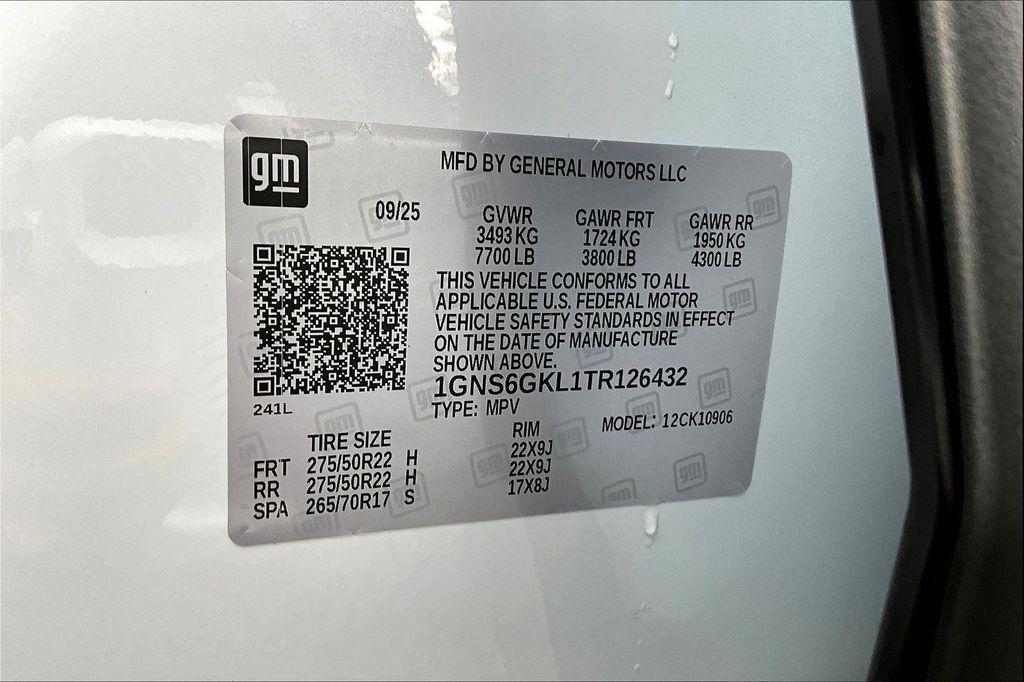 new 2026 Chevrolet Suburban car, priced at $96,535