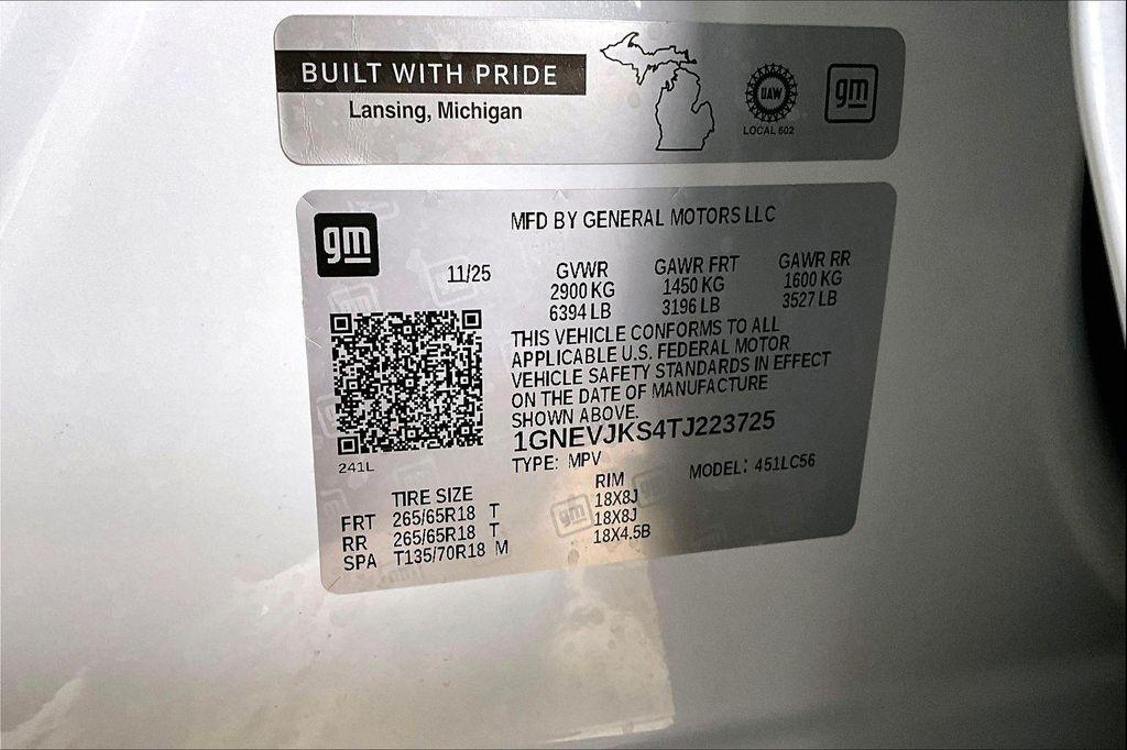 new 2026 Chevrolet Traverse car, priced at $51,069