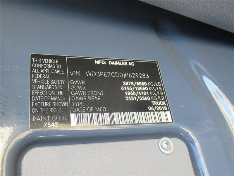 used 2018 Mercedes-Benz Sprinter 2500 car, priced at $24,995