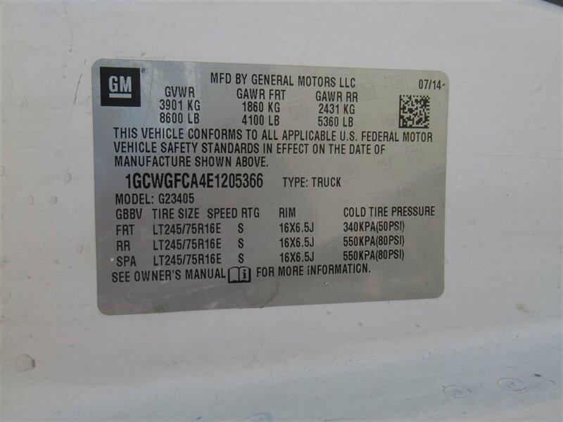 used 2014 Chevrolet Express 2500 car, priced at $15,995