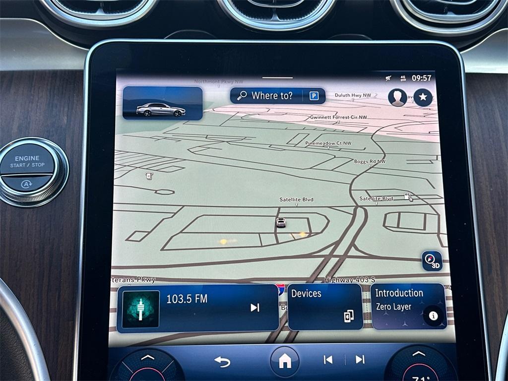 used 2023 Mercedes-Benz C-Class car, priced at $38,886