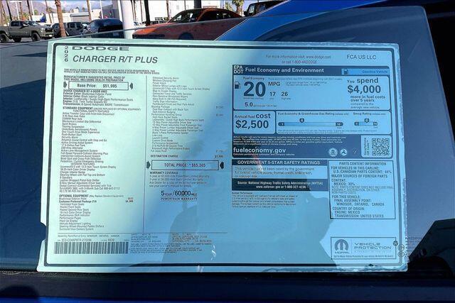 new 2026 Dodge Charger car, priced at $65,365