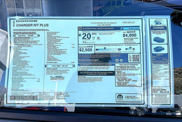 new 2026 Dodge Charger car, priced at $61,970
