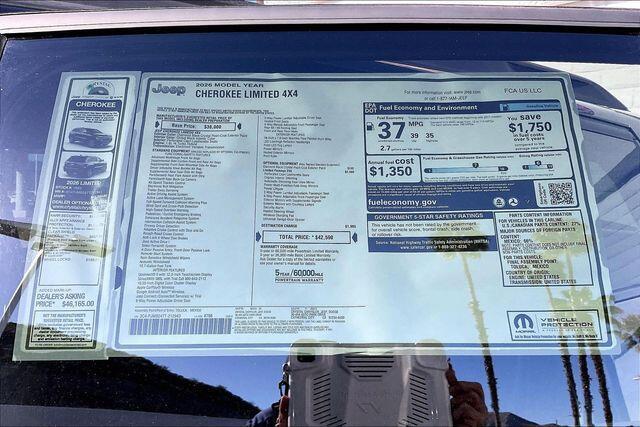 new 2026 Jeep Cherokee car, priced at $41,590