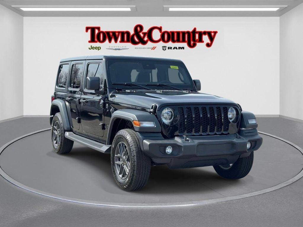 used 2024 Jeep Wrangler car, priced at $34,817