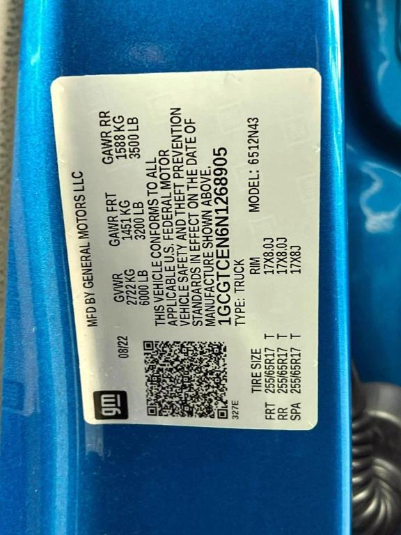 used 2022 Chevrolet Colorado car, priced at $26,230