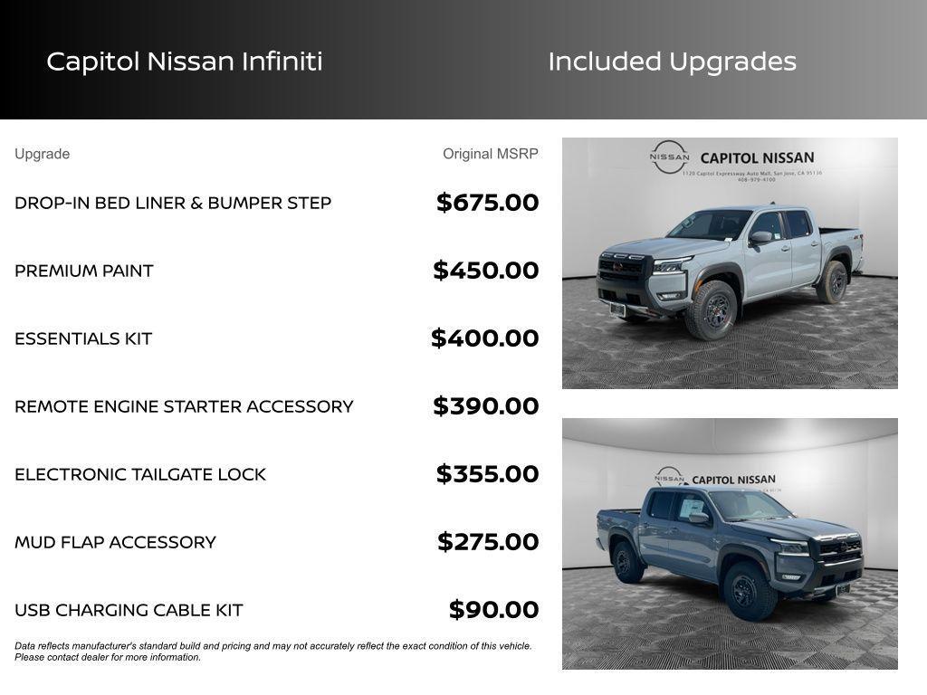 new 2025 Nissan Frontier car, priced at $39,972