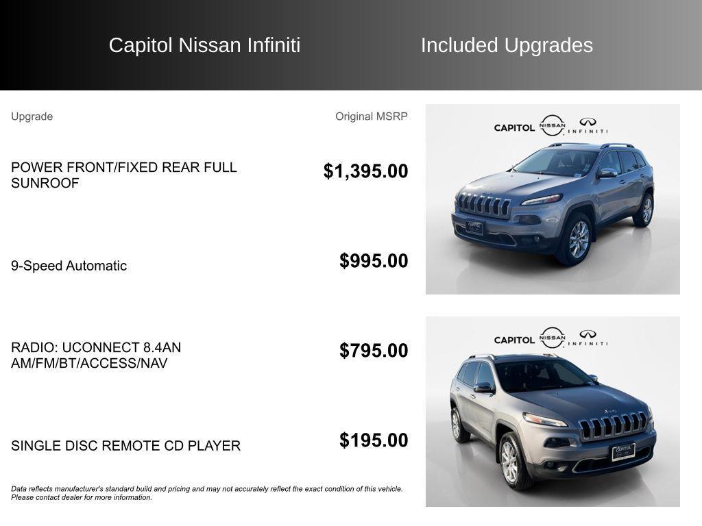 used 2014 Jeep Cherokee car, priced at $9,999