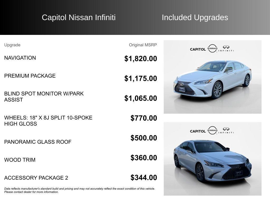 used 2019 Lexus ES 350 car, priced at $29,800